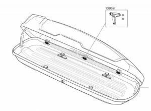 Thule 10939 crochet fermeture Force Xt