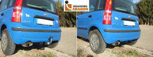 ATTELAGE E1903AS FIAT Panda II  5 portes 2003-2012