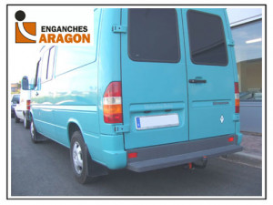 ATTELAGE E4107DA VOLKSWAGEN LT II Fourgon / Minibus avec marchepied, 2.8-3.5 Tm, empattement 3.550 / 4.025 mm 1995-2006