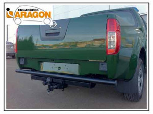 ATTELAGE E4404DG NISSAN Navara [D40] avec barre anti-encastrement noire 2005-04/2010