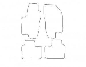 Tapis Alfa Romeo 156 (2003-2007) – Velours Rouge