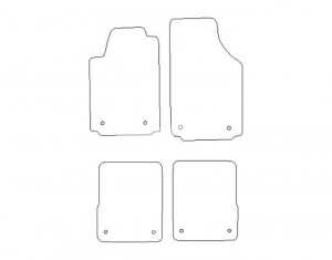 Tapis Audi A2 – Velours Gris