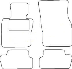 Tapis Mini 3 portes depuis 03/2014 - Aiguilleté Noir