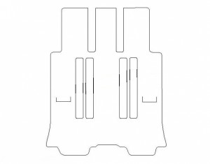 Tapis Citroen C8 7pl (tapis Arrière) – Velours Beige