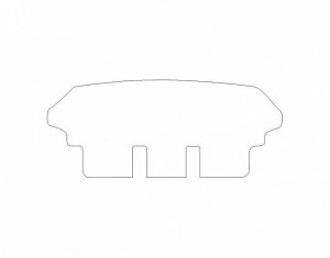 Tapis Citroen C8 7pl (coffre) – Velours Luxe Gris