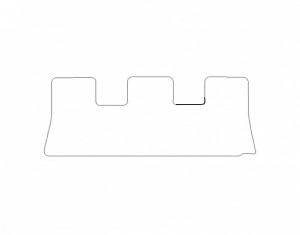 Tapis Citroen C8 5pl (tapis Arrière) – Velours Luxe Gris