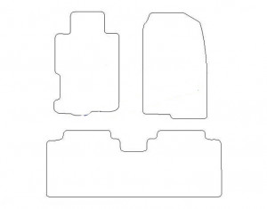 Tapis Honda Civic 5p (2001-2003) – Velours Luxe Gris