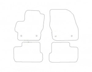 Tapis Mazda 3 (2009-2013) – Velours Noir