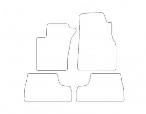 Tapis Mercedes Ml (2001-2005) – Velours Gris