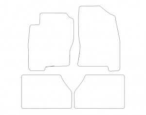 Tapis Nissan Navara Kc (2005-2010) – Velours Noir