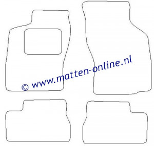 Tapis Opel Astra F (1991-1998) – Velours Gris