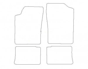 Tapis Peugeot 306 – Velours Luxe Noir