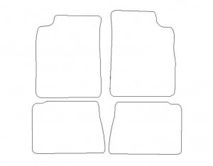 Tapis Renault Megane (1995-2002) – Velours Gris
