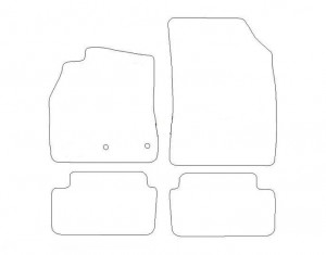 Tapis Renault Megane 3 Break (2009-2013) – Velours Noir