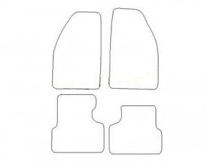 Tapis Saab 9000 (1997-1998) – Velours Gris