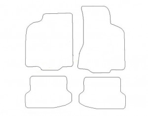Tapis Seat Ibiza (1999-2001) - Aiguilleté Gris