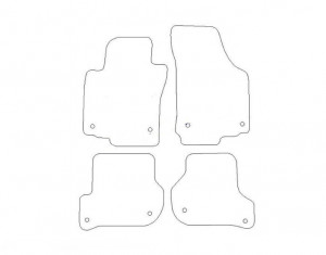 Tapis Skoda Octavia (2008-2013) – Velours Gris