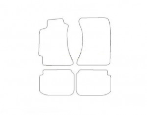 Tapis Subaru Legacy (1998-2003) – Velours Rouge