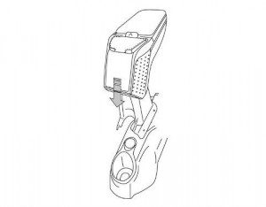 Accoudoir V2 Noir Peugeot 207 (2006-2014)