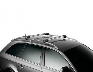Barres de toit Audi A6 Allroad Thule WingBar Edge aluminium