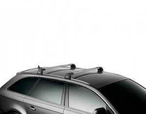 Barres de toit Audi Q5 depuis 04/2017 Thule WingBar Edge aluminium