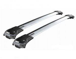Barres de toit Nissan Navara Double Cabine (2005-2015) Thule WingBar Edge aluminium