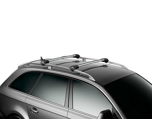 barres de toit renault laguna 2 break 2001 2007 thule wingbar edge aluminium