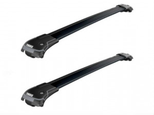 Barres de toit Noir Skoda Kodiaq Thule WingBar Edge aluminium