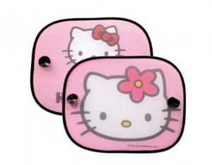 2 Pare-Soleil Latéraux Hello Kitty