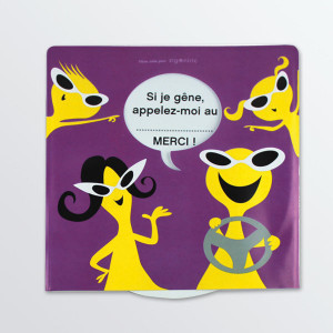 DISQUE DE STATIONNEMENT À MESSAGE ZOZO ZIGOH!